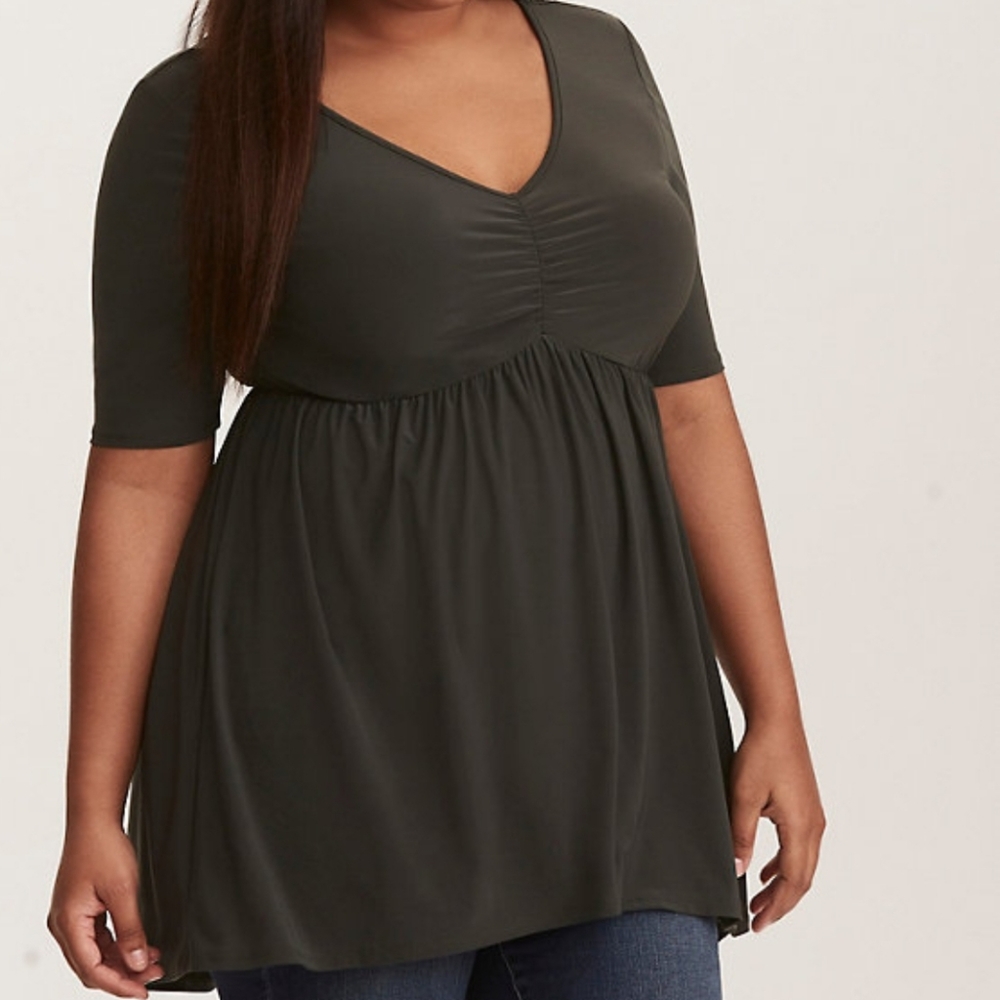 Black Babydoll tunic